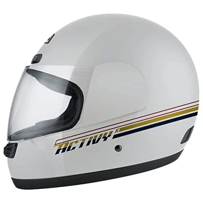 Imagen de Casco Integral Model ACTIVY 3 BIBAND White&amp;Gold