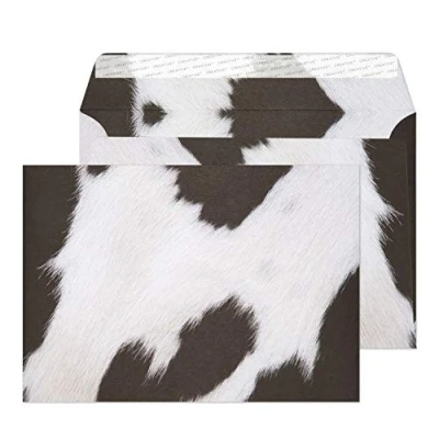 Imagen de Blake Senses Natural Finish 162 x 229 mm 135 gsm Cartera Despegar y sellar (44NT359) Vaca frisona, Paquete de 500