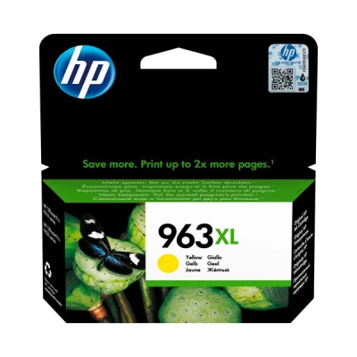 Imagen de HP 963XL 3JA29AE, Amarillo, Cartucho de tinta Alta Capacidad Original, compatible con impresoras inyección OfficeJet Pro Series 9010, 9020