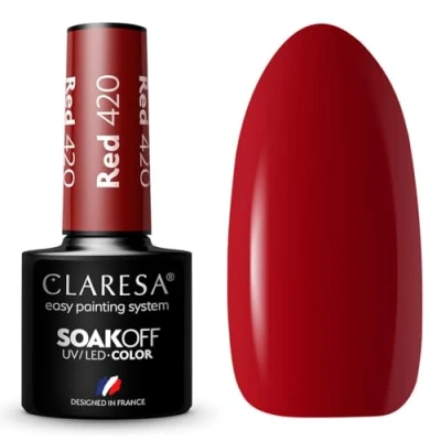 Imagen de 420 Red UV esmalte de uñas 5 ml Claresa