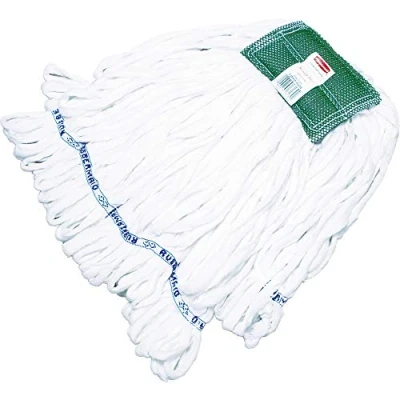 Imagen de Rubbermaid Commercial fgt25500wh00 Rough suelo mojado fregona, grande diadema, 12,7 cm) verde, color blanco, 1