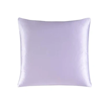 Imagen de Townssilk Doble Cara 100% 19 mm Funda de Almohada Seda Pura moras para la Salud del Cabello y Piel 1 Pieza 50x50cm con Cremallera Oculta Lavender