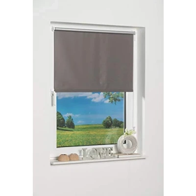 Imagen de K Home Estor térmico Enrollable sin Agujeros, Color Gris, 45 x 200 cm