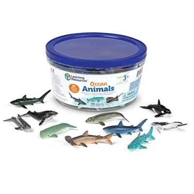 Imagen de Learning Resources Figuras de animales del océano (set 50)