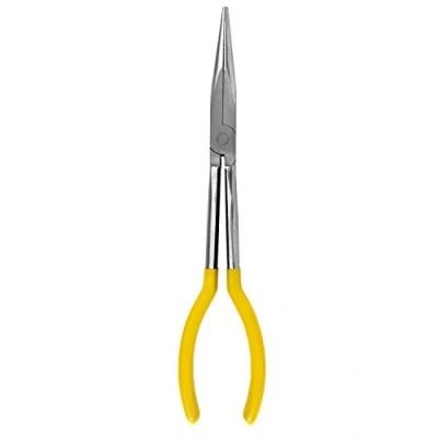 Imagen de QWORK® Alicates de Punta Recta, Extra Largos 280mm / 11&quot;, Herramienta Para Reparación Vehículos