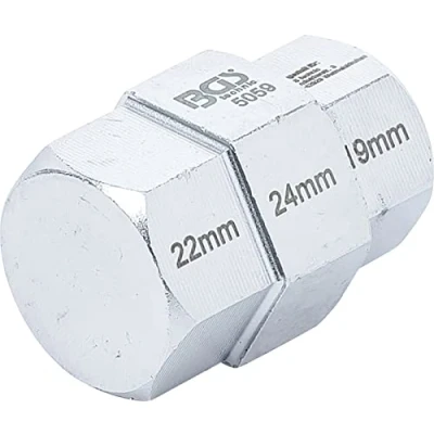 Imagen de BGS 5059 Llave de vaso especial para motocicletas 19 22 24 mm