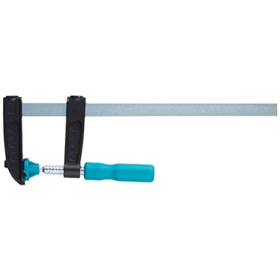 Imagen de wolfcraft Sargento de tornillo MINI, 200 mm I 3605000 para aplicaciones sujeción, ideal proyectos bricolaje y manualidades