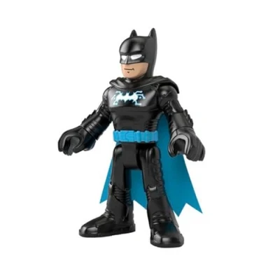 Imagen de Imaginext DC Batman Bat Tech Figura XL Muñeco articulado con luces, regalo para niños +3 años (Mattel GXH58)