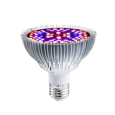 Imagen de Lámparas de Crecimiento 50W,E27 Bombilla LED Cultivo Espectro Completo Para Plantas,Lámpara Plantas Interior Vegetales y Flores Hidroponía