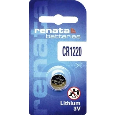 Imagen de Renata CR1220 3V litio moneda celular reloj batería DL1220, ECR1220, BR1220 (3 x CR 1220)