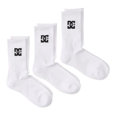 Imagen de DC Shoes 3 PACK Calcetines, Hombre, Talla: One Size, Wbb snow white
