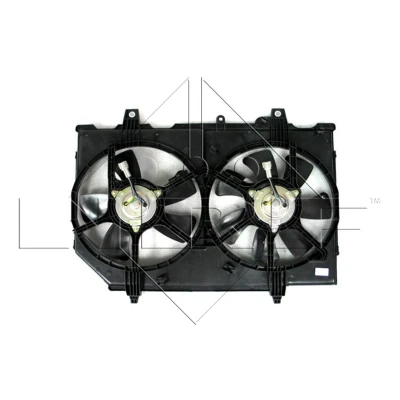 Imagen de NRF 47497 Ventilador de radiador 317 12 100 con bastidor (armazón) NISSAN: X Trail
