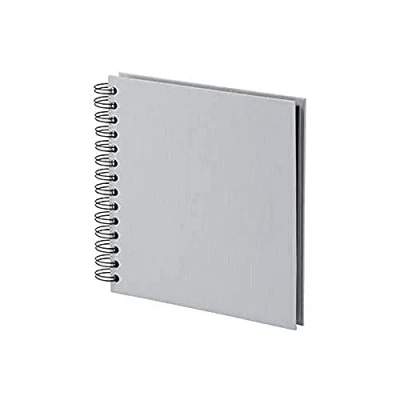 Imagen de Rössler Papier 1329452175 S.O.H.O. Álbum Wire O 180 x mm, 60 páginas negras, Piedra, 1 unidad