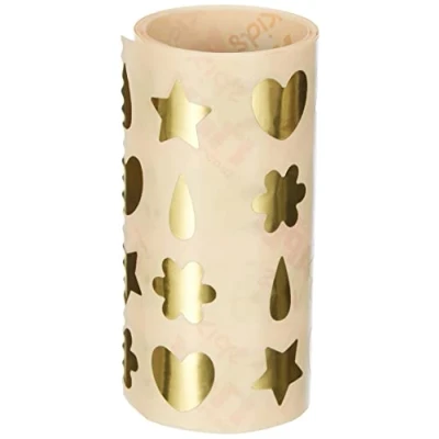 Imagen de APLI Kids 17614 Rollo gomets formas surtidas oro