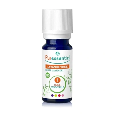 Imagen de Puressentiel Aceite esencial de Lavanda Verdadera, Bio, puro y origen natural, AEBBD, 10 ml