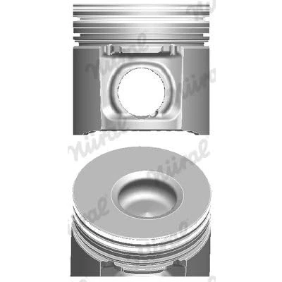 Imagen de NÜRAL 87 122200 10 Pistóns 94,4 con canal de refrigeración, soporte segmento pistón, Biela trapecial IVECO: DAILY 3, RENAULT: MASTER 2 Kasten