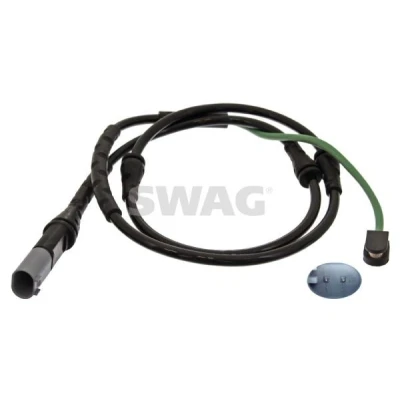 Imagen de SWAG 20 10 4599 Sensor de Desgaste Pastillas Frenos Eje delantero, izquierda, montable sólo por un lado BMW: X5, X6