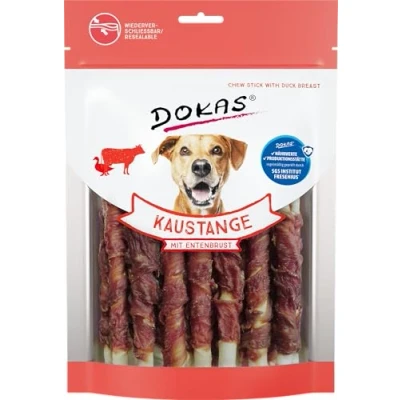 Imagen de Dokas Perro masticable con pechuga de pato para perros 9 x 200 g