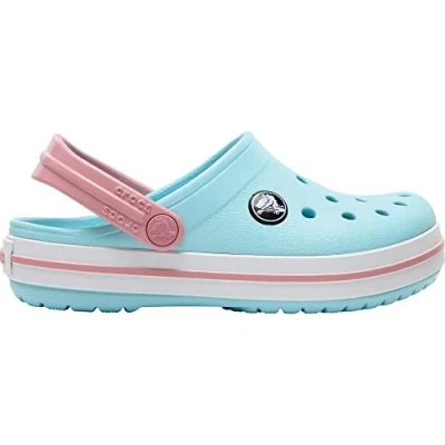 Imagen de Crocs Crocband Clog K, Zuecos Unisex niños, Multicolor (Ice Blue White), 36/37 EU