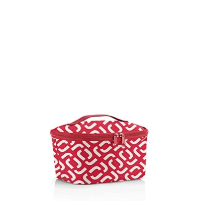 Imagen de reisenthel coolerbag S Pocket Bolsa térmica para Transportar Comida, Hecha de Botellas Pet recicladas, Llevar la Comida al Trabajo o Colegio, en Signature Rojo