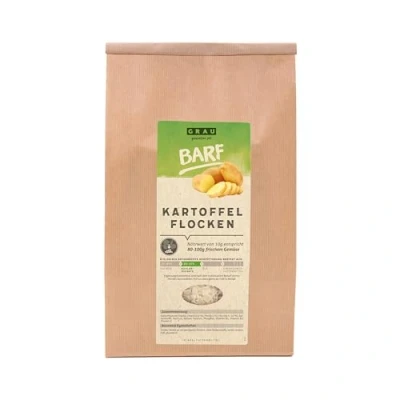 Imagen de GRAU El Original Verdura deshidratada para menús Barf Perros Copos de Patata, Pack Individual (1 x 5 kg), alimento complementario