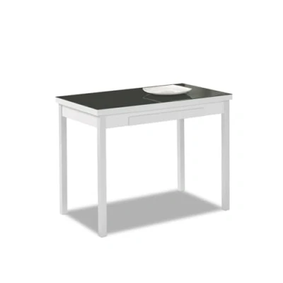 Imagen de ASTIMESA Mesa de Cocina Extensible, Grafito, 140 x 50 cm