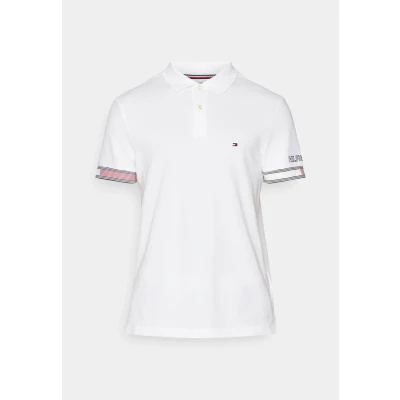 Imagen de Tommy Hilfiger FLAG CUFF SLIM Polo, Hombre, Talla: 3XL, White