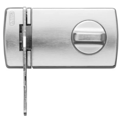 Imagen de Abus 2130 S B Cerrojo de Sobreponer con cilindro serreta plata botón y retenedor blister