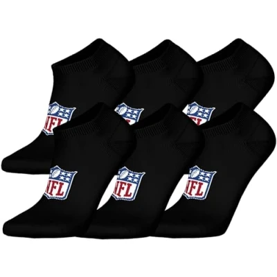 Imagen de NFL Calcetines deportivos unisex Shield de 6 unidades (6 unidades)