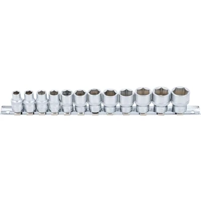 Imagen de BGS 9104 Juego de llaves vaso, hexagonal entrada 10 mm (3/8&quot;) 8 19 12 piezas
