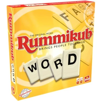 Imagen de GOLIATH RUMMIKUB Word Juego de Mesa con Letras para Niños a Partir 7 Años 2 4 Jugadores Diversión y Desafío Familiar Aprender Idiomas Versión Multilingüe Español Holandés