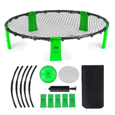 Imagen de Dunlop Spyderball Incluye Pelota, Bomba y Bolsa de Viaje MAX. 4 Jugadores Apto para Spikeball