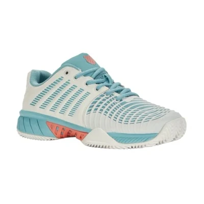 Imagen de K Swiss Express Light 3 HB, Tenis Shoe Mujer, Blanc De Nile Blue Desert Flower, 41.5 EU