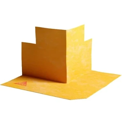 Imagen de SIKA Cinta adhesiva SealTape F amarilla sellante impermeable para puentear fisuras Esquina exterior Fácil de instalar 20 piezas