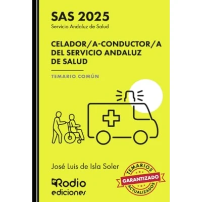 Imagen de Celador/a Conductor/a del Servicio Andaluz de Salud. Temario Común. SAS 2025