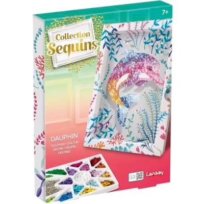 Imagen de Lansay Collection Sequins Kit de Manualidades, Multicolor, Mittel (20325)