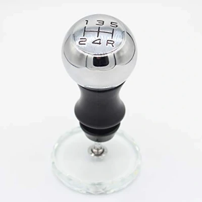 Imagen de OBEST Pomos de Palanca Cambios, 5 Marchas velocidad del coche para 306 406 207 307 309 106 205 206 C2 C3 C4 Citroen C1 (Plata)