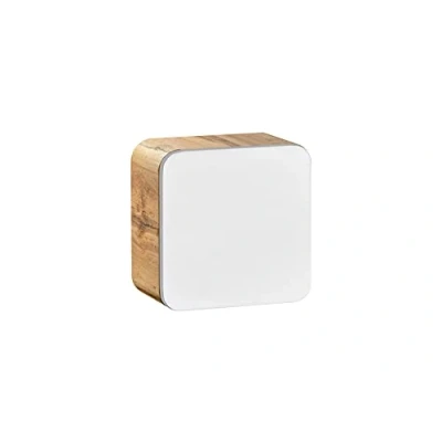 Imagen de Armario de baño Colgante Cube Aruba White, Color Blanco Brillo, Superior, Moderno, Muebles Blancos