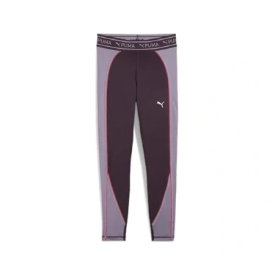 Imagen de Puma FIT Train Strong 7/8 Medias, Mujer, Talla: XS, Midnight plum