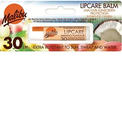Imagen de Malibu Sun Stick Lip Balm SPF 30 Mango Flavour by