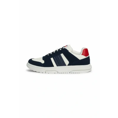 Imagen de Tommy Jeans Sneaker Hombre Brooklyn de Ante, Azul (Dark Night Navy), 43 EU