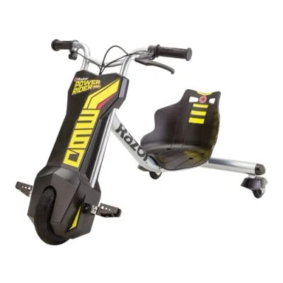 Imagen de Razor Powerrider 360 Vehículo Eléctrico, Niños, Amarillo, Talla Única