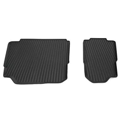 Imagen de Skoda 565061580A Alfombrillas de Goma 3ª Fila para Todo Tipo Clima, 2 Goma, Color Negro, Solo 7 plazas