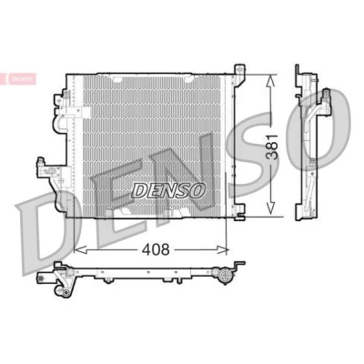 Imagen de DENSO DCN20012 Condensador con secador 408x381x16 R 134 a 408 OPEL: Zafira B, Astra H GTC, Hatchback