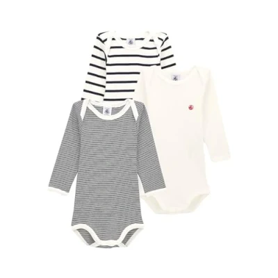 Imagen de Petit Bateau A01TB, Camiseta Unisex bebé (Pack de 3), Variante 1, 3 años