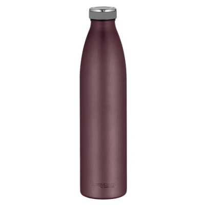 Imagen de THERMOcafé by THERMOS TC BOTTLE Burgundy mat Termo de acero inoxidable (1,00 L, resistente al carbono, 12 horas calor, 24 frío, a prueba fugas, para la escuela, viajes y oficinas)