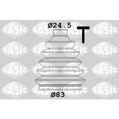 Imagen de SASIC 1906005 Fuelle Palier lado de rueda Termoplástico OPEL: Corsa C Hatchback, Zafira A, Vectra Berlina, BMW: 3 Touring, 5 Touring