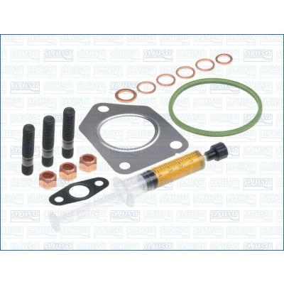 Imagen de AJUSA JTC11803 Juego de montaje, turbocompresor with studs, syringe oil con juntas instrucciones montaje BMW: 3 Coupé, 5 Berlina, X3