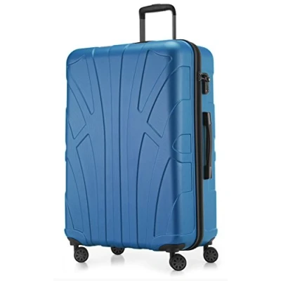 Imagen de Suitline Maleta rígida, Equipaje de Viaje, TSA, 76 cm, Aprox. 96 litros, 100% ABS Mate, Azul Cian