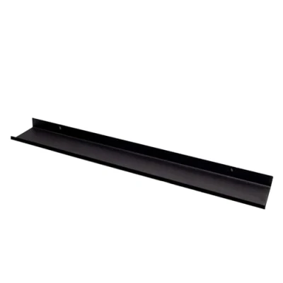 Imagen de MILUKA Balda Estrecha Pared 70 x 10 cm, Color Negro Repisa Flotante Metal, Ideal como Estante para Cuadros Baldas estanteria baño o Cocina